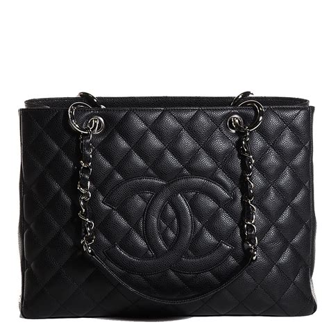 chanel fabric tote bag|Chanel quilted shopping tote.